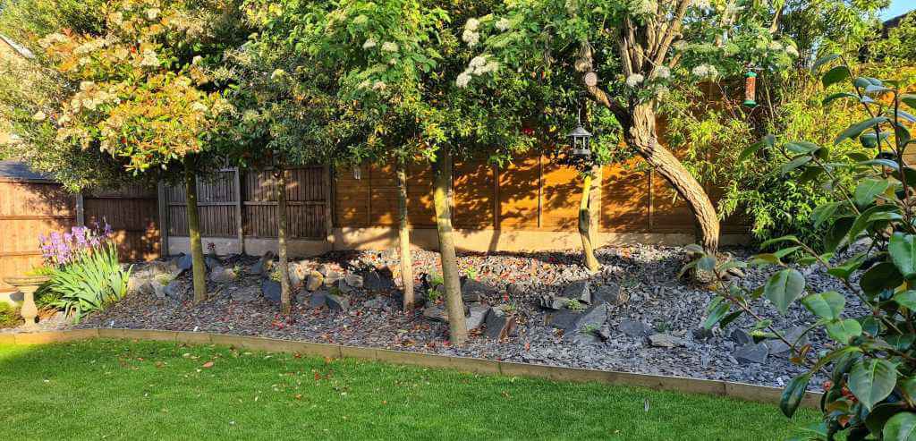 finished alpine rockery 1