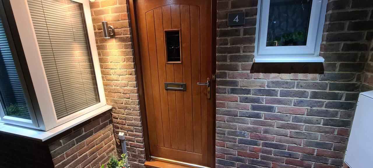 finished job front door prepped and oiled scaled 1
