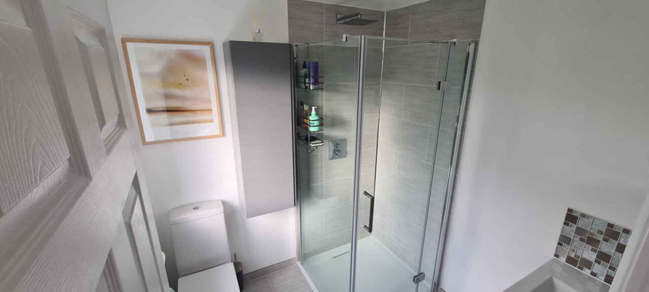 Completion of Ensuite renovation shower enclosure scaled 1